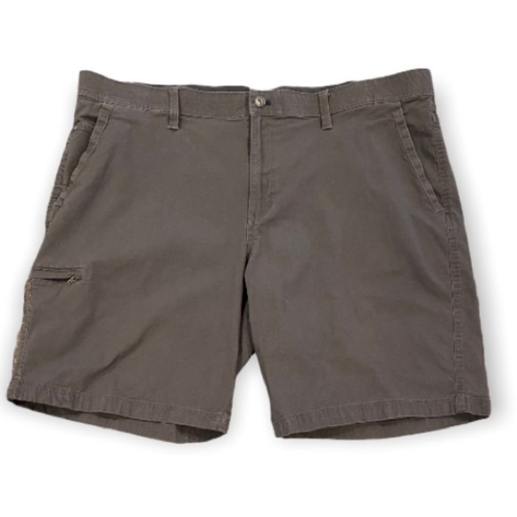 Weatherproof 42 Utility Gray Mens Shorts Stretch Cotton / Spandex Walking Hiking - Picture 1 of 11